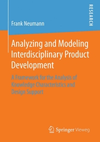 Cover image: Analyzing and Modeling Interdisciplinary Product Development 9783658110918