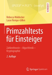 Cover image: Primzahltests für Einsteiger 2nd edition 9783658112165