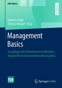 Titelbild: Management Basics 9783658112288