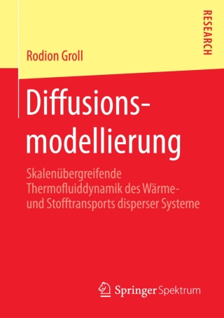 Cover image: Diffusionsmodellierung 9783658113414