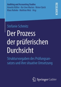 صورة الغلاف: Der Prozess der prüferischen Durchsicht 9783658113438