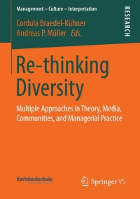 صورة الغلاف: Re-thinking Diversity 9783658115012