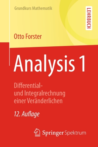 Omslagafbeelding: Analysis 1 12th edition 9783658115449
