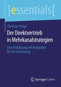 Cover image: Der Direktvertrieb in Mehrkanalstrategien 9783658115586
