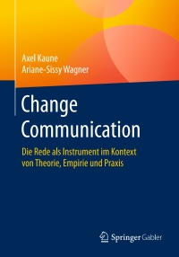 Cover image: Change Communication 9783658116101