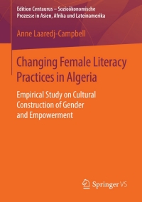 Cover image: Changing Female Literacy Practices in Algeria 9783658116323