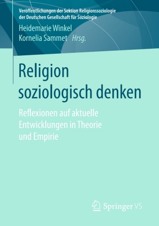表紙画像: Religion soziologisch denken 9783658117207