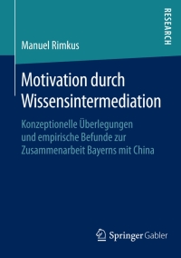 Cover image: Motivation durch Wissensintermediation 9783658117405