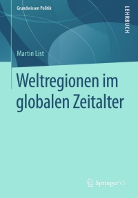 Cover image: Weltregionen im globalen Zeitalter 9783658117665