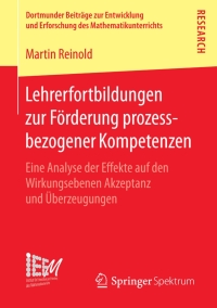 Cover image: Lehrerfortbildungen zur Förderung prozessbezogener Kompetenzen 9783658118815