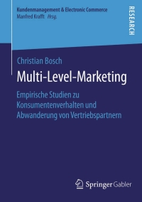 Cover image: Multi-Level-Marketing 9783658119157