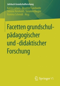 Imagen de portada: Facetten grundschulpädagogischer und -didaktischer Forschung 9783658119430