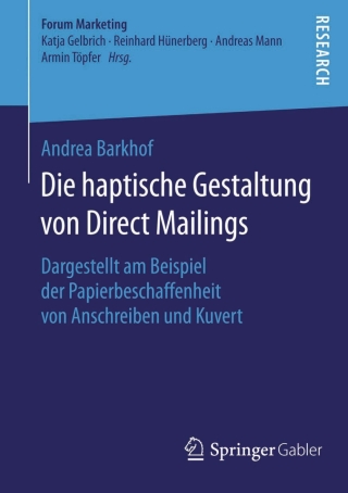 Cover image: Die haptische Gestaltung von Direct Mailings 9783658119614