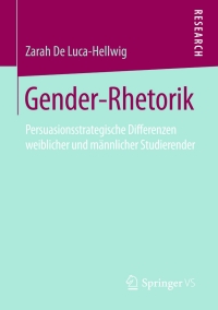 Imagen de portada: Gender-Rhetorik 9783658120191