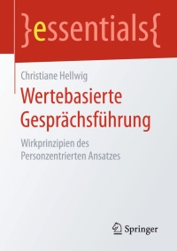 Immagine di copertina: Wertebasierte Gesprächsführung 9783658120504