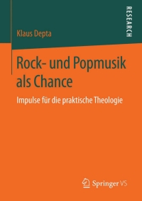Imagen de portada: Rock- und Popmusik als Chance 9783658121884