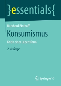 Cover image: Konsumismus 2nd edition 9783658122225