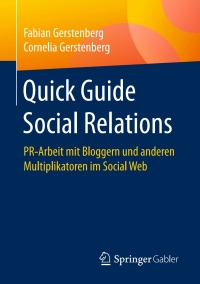 صورة الغلاف: Quick Guide Social Relations 9783658123673