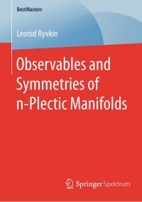Cover image: Observables and Symmetries of n-Plectic Manifolds 9783658123895