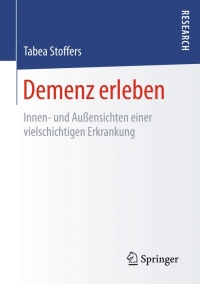 Cover image: Demenz erleben 9783658124687
