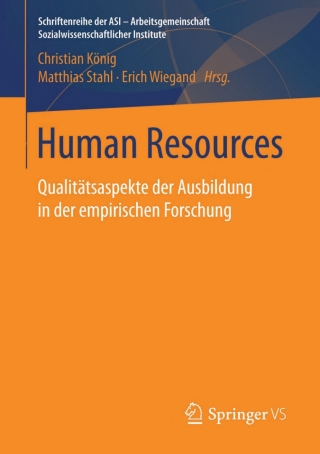 Imagen de portada: Human Resources 9783658125677
