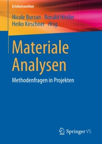 表紙画像: Materiale Analysen 9783658126131