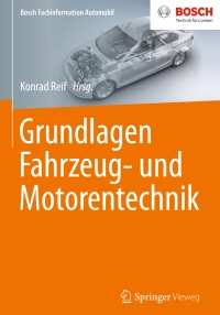 Cover image: Grundlagen Fahrzeug- und Motorentechnik 9783658126353