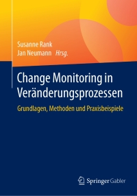 Cover image: Change Monitoring in Veränderungsprozessen 9783658126452