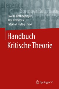 صورة الغلاف: Handbuch Kritische Theorie 9783658126940