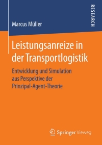 Imagen de portada: Leistungsanreize in der Transportlogistik 9783658127206