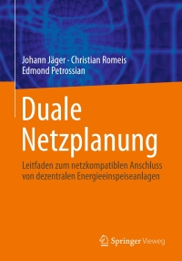 Cover image: Duale Netzplanung 9783658127299