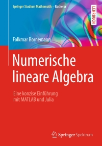 Imagen de portada: Numerische lineare Algebra 9783658128838