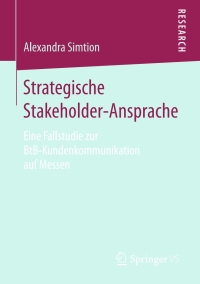 Imagen de portada: Strategische Stakeholder-Ansprache 9783658131487