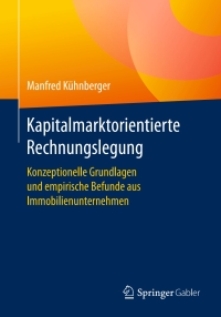 Cover image: Kapitalmarktorientierte Rechnungslegung 9783658132040