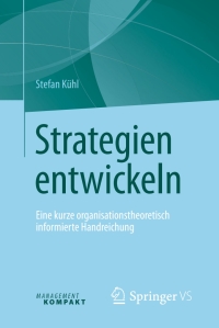 Cover image: Strategien entwickeln 9783658133047