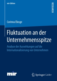 Cover image: Fluktuation an der Unternehmensspitze 9783658134303