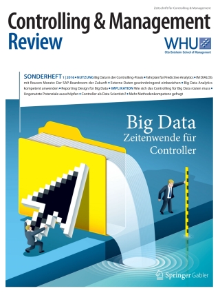 Cover image: Controlling & Management Review Sonderheft 1-2016 9783658134433