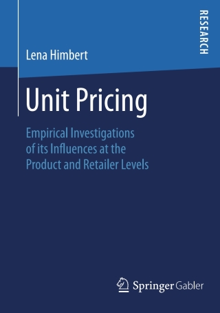 Imagen de portada: Unit Pricing 9783658134754