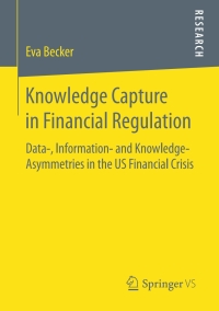 Cover image: Knowledge Capture in Financial Regulation 9783658136659
