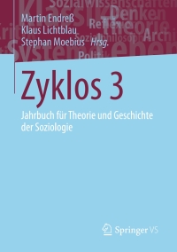 Cover image: Zyklos 3 9783658137106