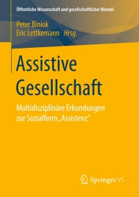 Cover image: Assistive Gesellschaft 9783658137199