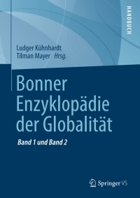 Cover image: Bonner Enzyklopädie der Globalität 9783658138189