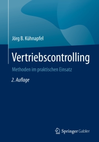 Cover image: Vertriebscontrolling 2nd edition 9783658138967