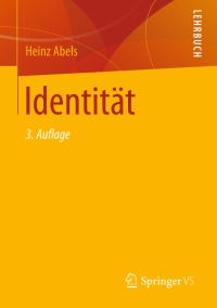 Imagen de portada: Identität 3rd edition 9783658141547