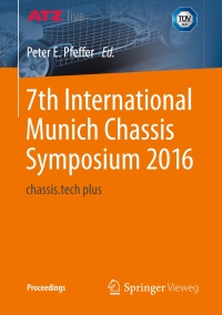 Imagen de portada: 7th International Munich Chassis Symposium 2016 9783658142186