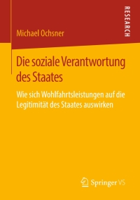 表紙画像: Die soziale Verantwortung des Staates 9783658142360