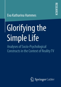 Cover image: Glorifying the Simple Life 9783658143633