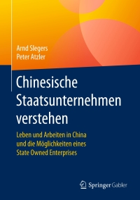 Immagine di copertina: Chinesische Staatsunternehmen verstehen 9783658143848