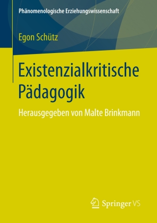 Titelbild: Existenzialkritische Pädagogik 9783658145088