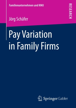 Cover image: Pay Variation in Family Firms 9783658145460